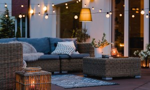 Modern deck lighting